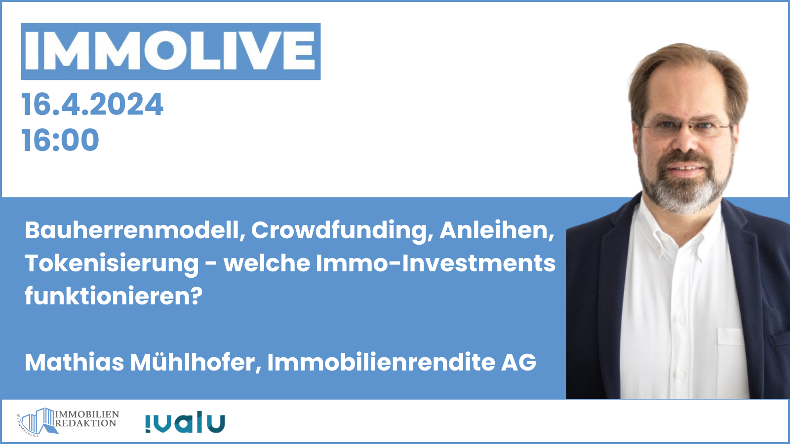 Bauherrenmodell, Crowdfunding, Anleihen, Tokenisierung - welche Immo-Investments funktionieren?