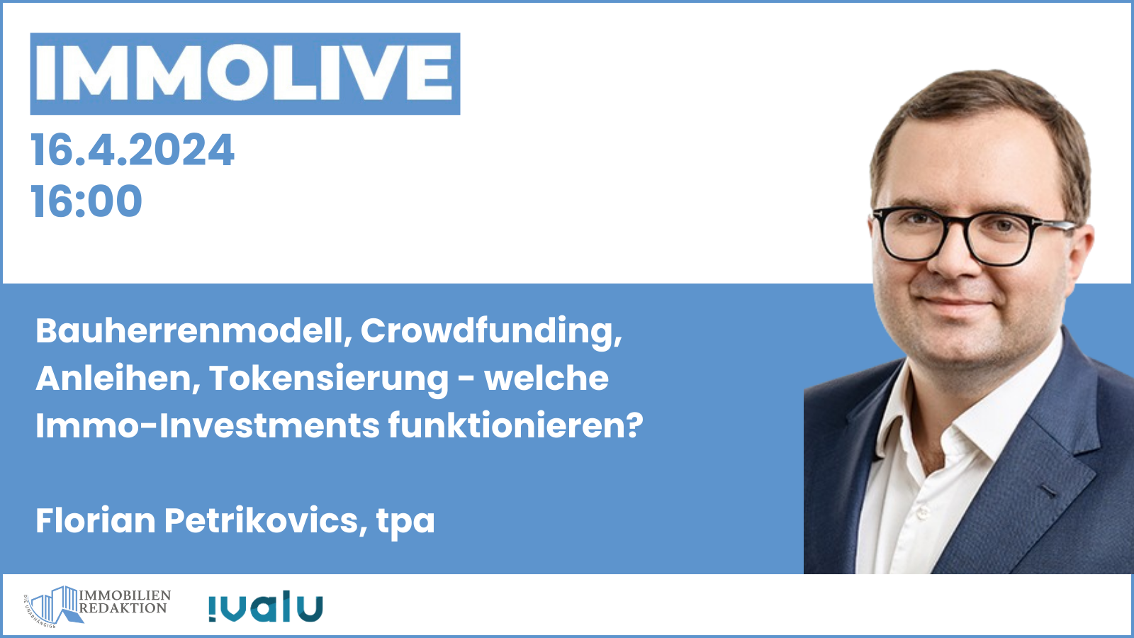 Bauherrenmodell, Crowdfunding, Anleihen, Tokenisierung - welche Immo-Investments funktionieren?