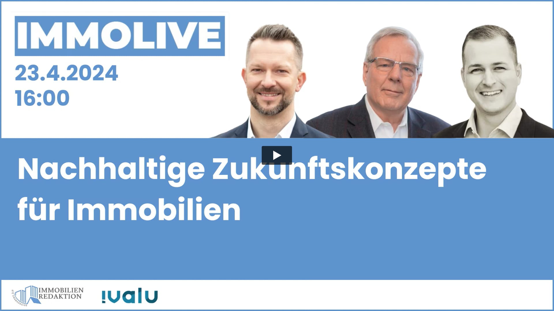 Nachhaltige Zukunftskonzepte  für Immobilien