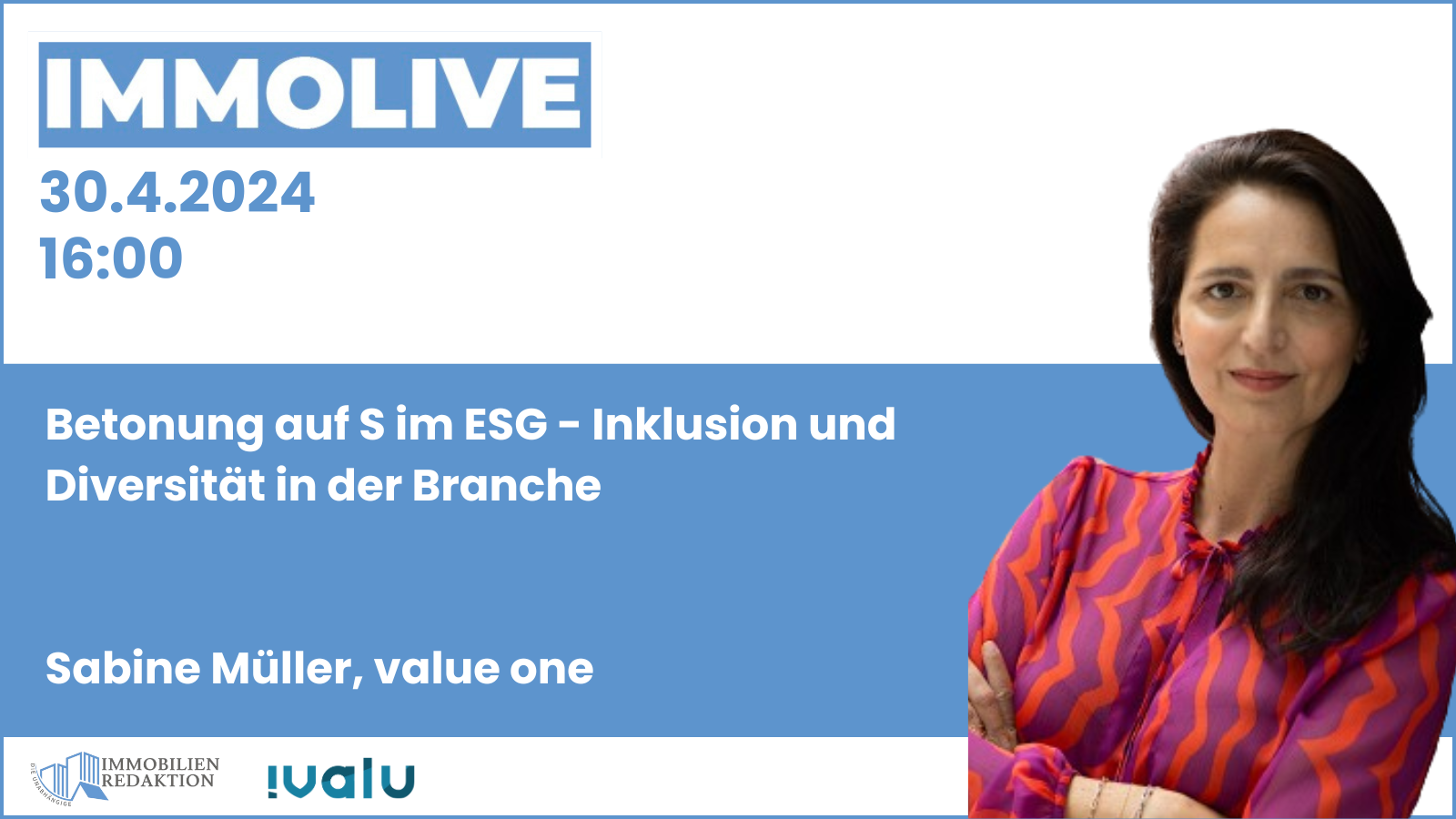 Betonung auf S im ESG - Inklusion und Diversität in der Immobilien-Branche