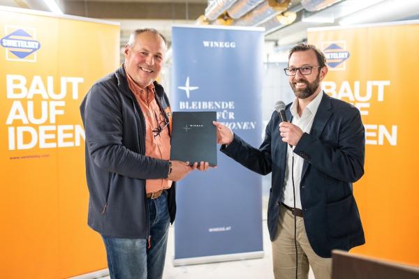 _v.l.n.r._ Walter Heissler (Swietelsky) und Ing. Michael Van Aken (WINEGG)