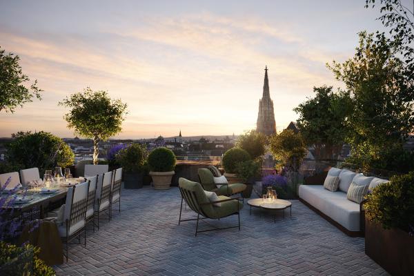 Brisen Group feiert Dachgleiche von Mandarin Oriental Hotel und Residences in Wien