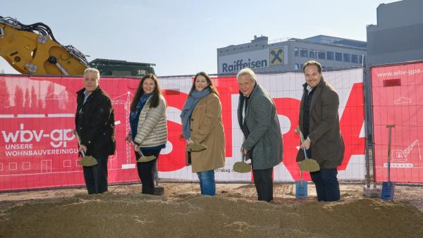 Spatenstich für Wohnprojekt „Lebensraum Muthgasse 50“