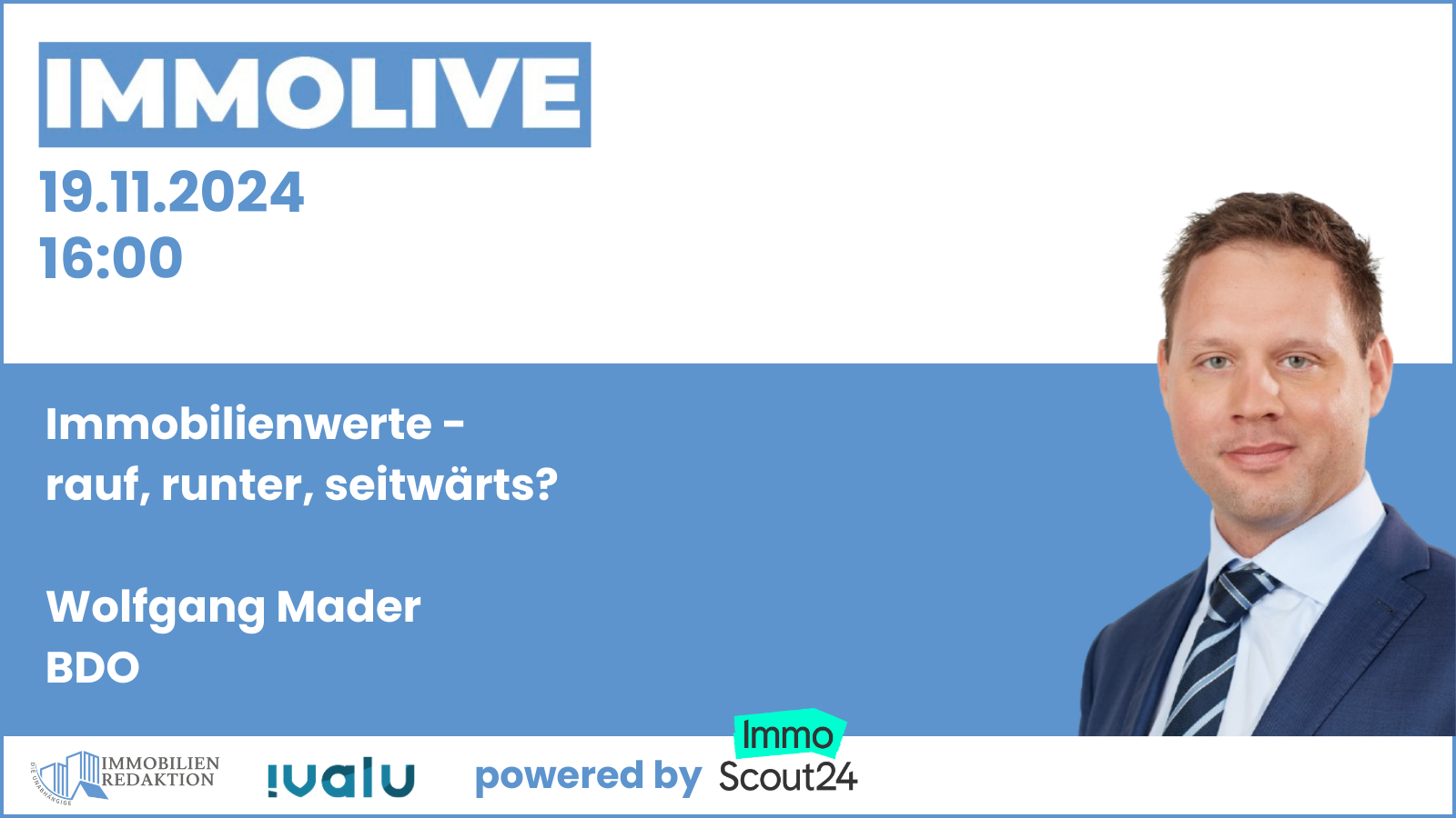 Immobilienwerte -  rauf, runter, seitwärts?