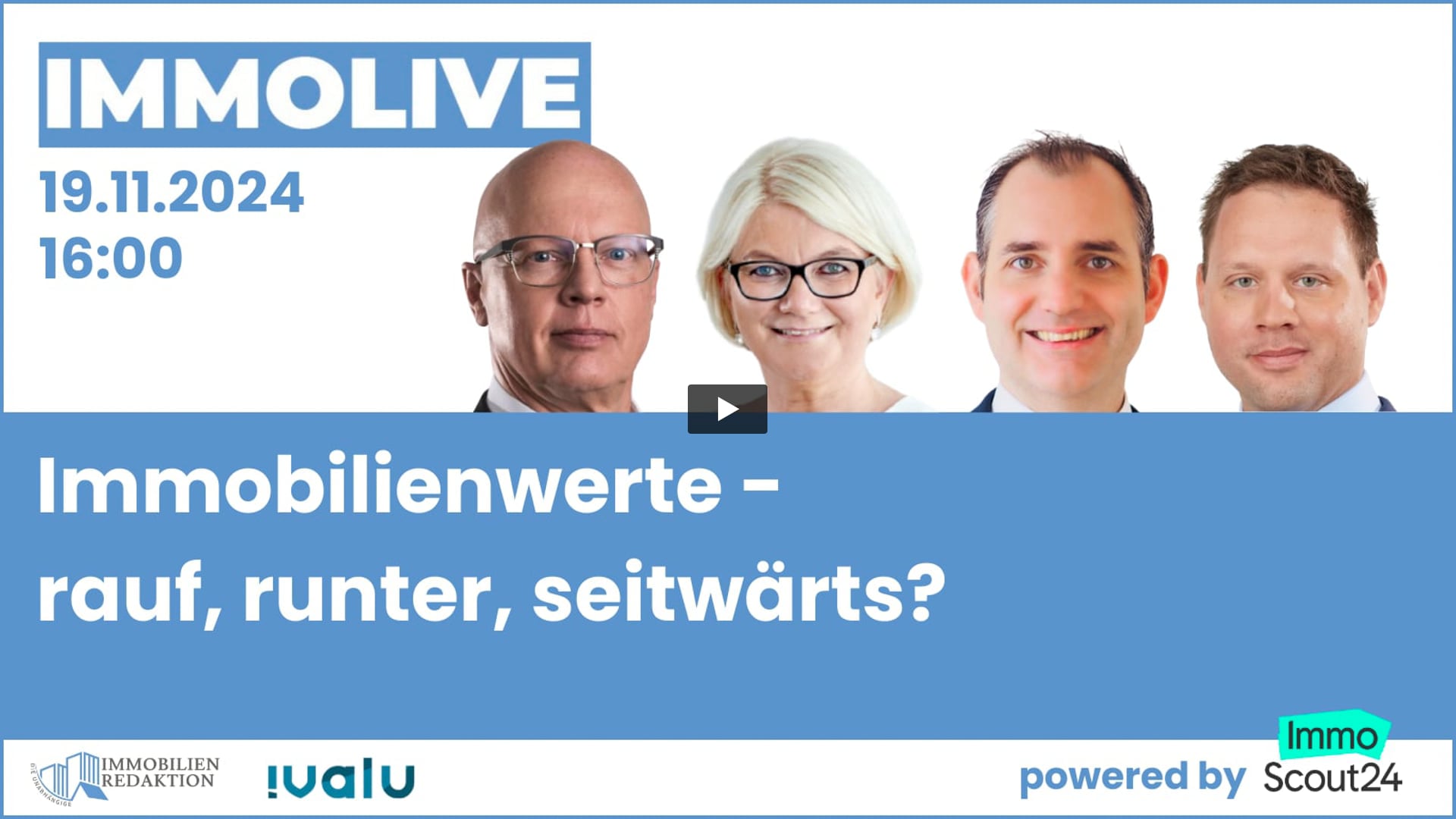 Immobilienwerte -  rauf, runter, seitwärts?
