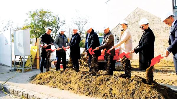 Spatenstich für Wohnbauprojekt Donauperle von Jascha Bau in Wien Floridsdorf (Video)