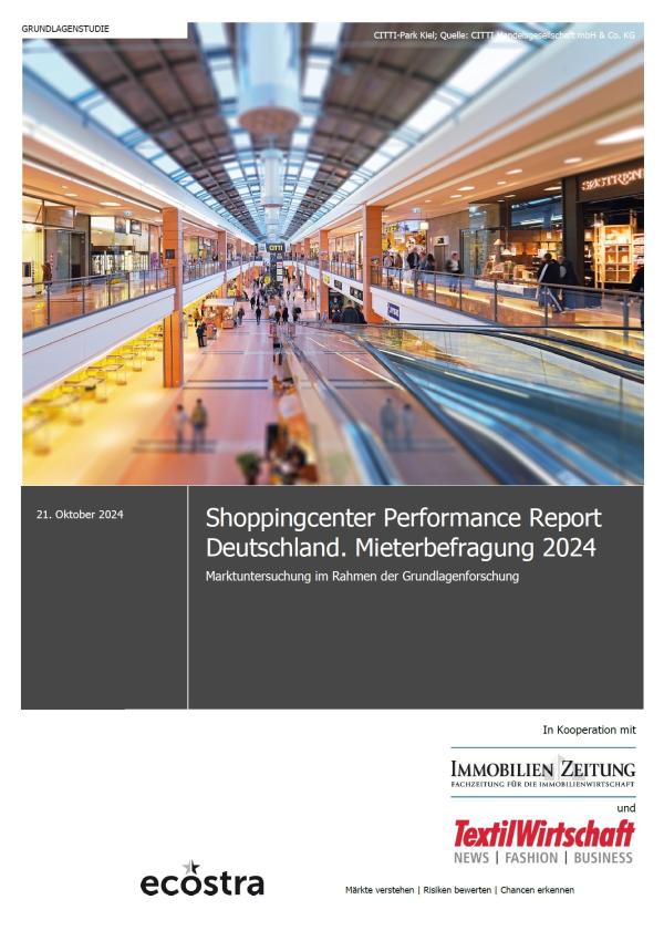 Shoppingcenter Performance Report Deutschland 2024