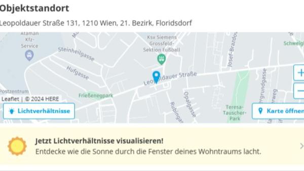 willhaben und Shadowmap setzen bei der Immobiliensuche mit 3D-Sonnenlicht-Visualisierung neue Maßstäbe