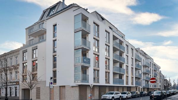 WINEGG stellt das moderne Neubauprojekt Fahrbachgasse 6–8 nahe der Alten Donau fertig.