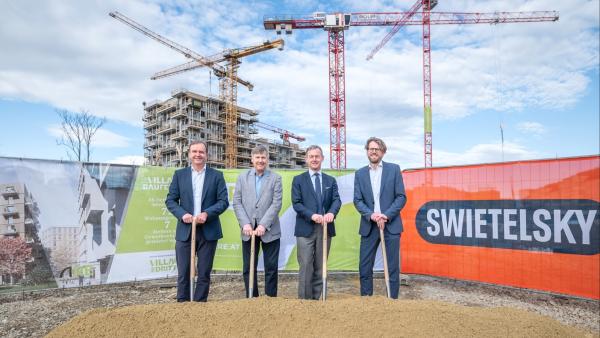 VILLAGE IM DRITTEN: Spatenstich für ARE-Mietwohnungen