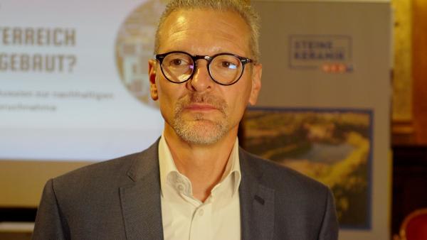 Andreas Pfeiler - Fachverbandsopmann der WKO auf der Veranstaltung "Ist Österreich fertig gebaut?"