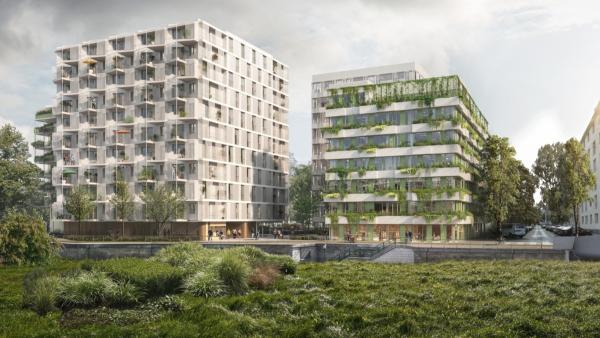 AM KEMPELENPARK: Wiens neues Zukunftsquartier
