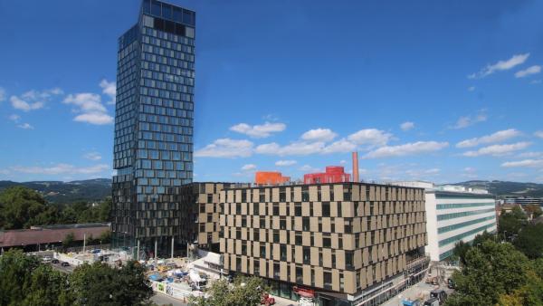 Der Quadrill-Tower in Linz