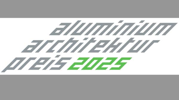 Das Visual des Aluminium-Architektur-Preises 2025 für WEB