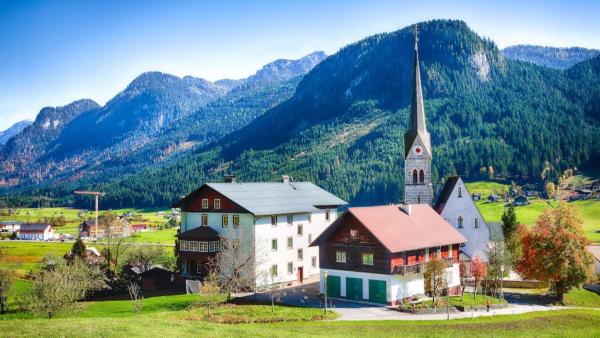 Der Ort Gosau im Salzkammergut