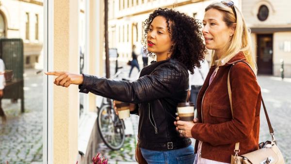 Einkaufen in der Altstadt von Salzburg