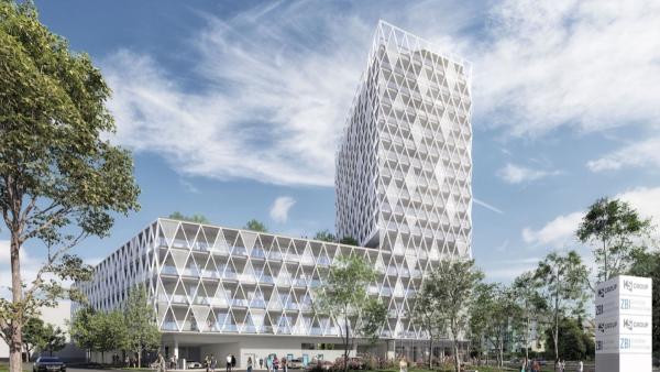 LEVEL KS1 Tower, ein modernes Wohn– und Bürohochhaus