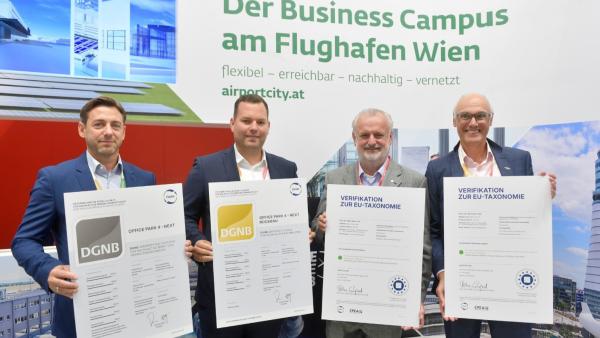 Flughafen Wien bekommt DGNB Zertifikat 
