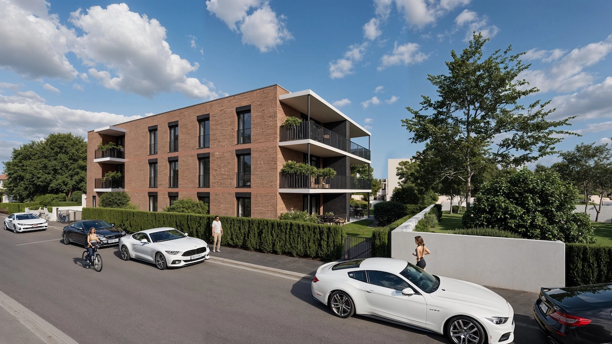 Visualisierung des Projektes außen