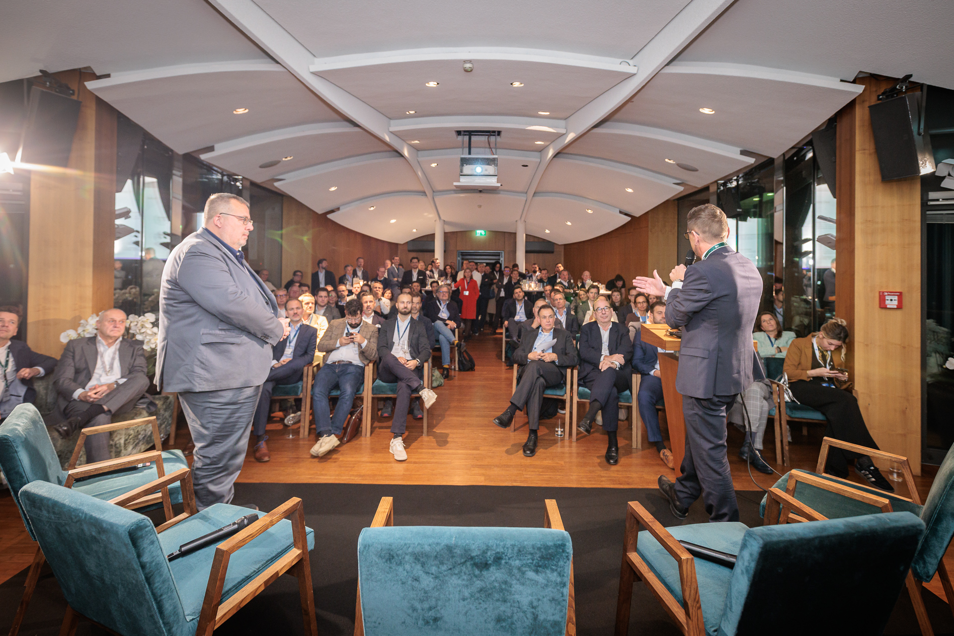 Peter Wagesreiter (HSPlaw) und Helmut Beer (TPA) bei ihrem Vortrag