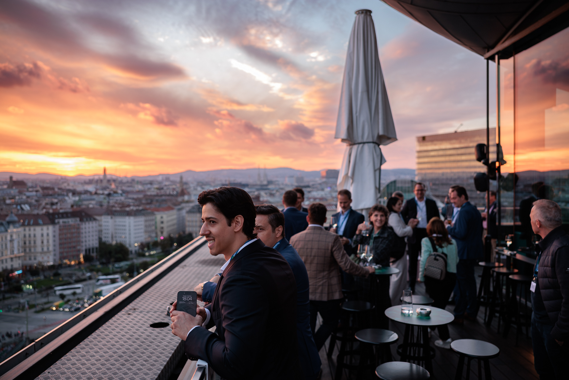 Blick auf den Balkon im Juwel