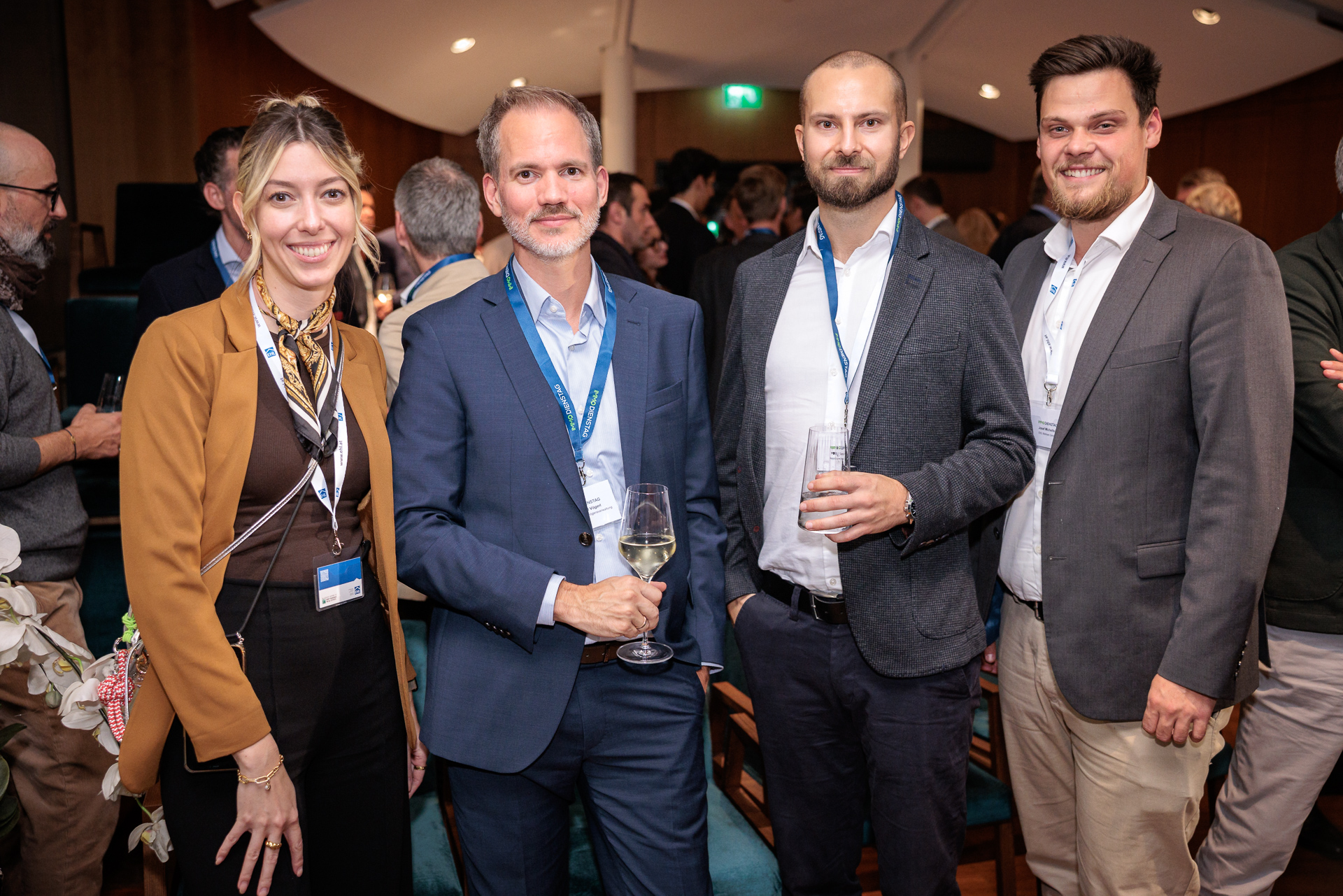 Karina Schunker, Reinhold Vögerl (IMB Vermögensverwaltung), Nikolaus Past (Weilburg Familiy Office), Josef Michelfeit (EHL Wohnen)