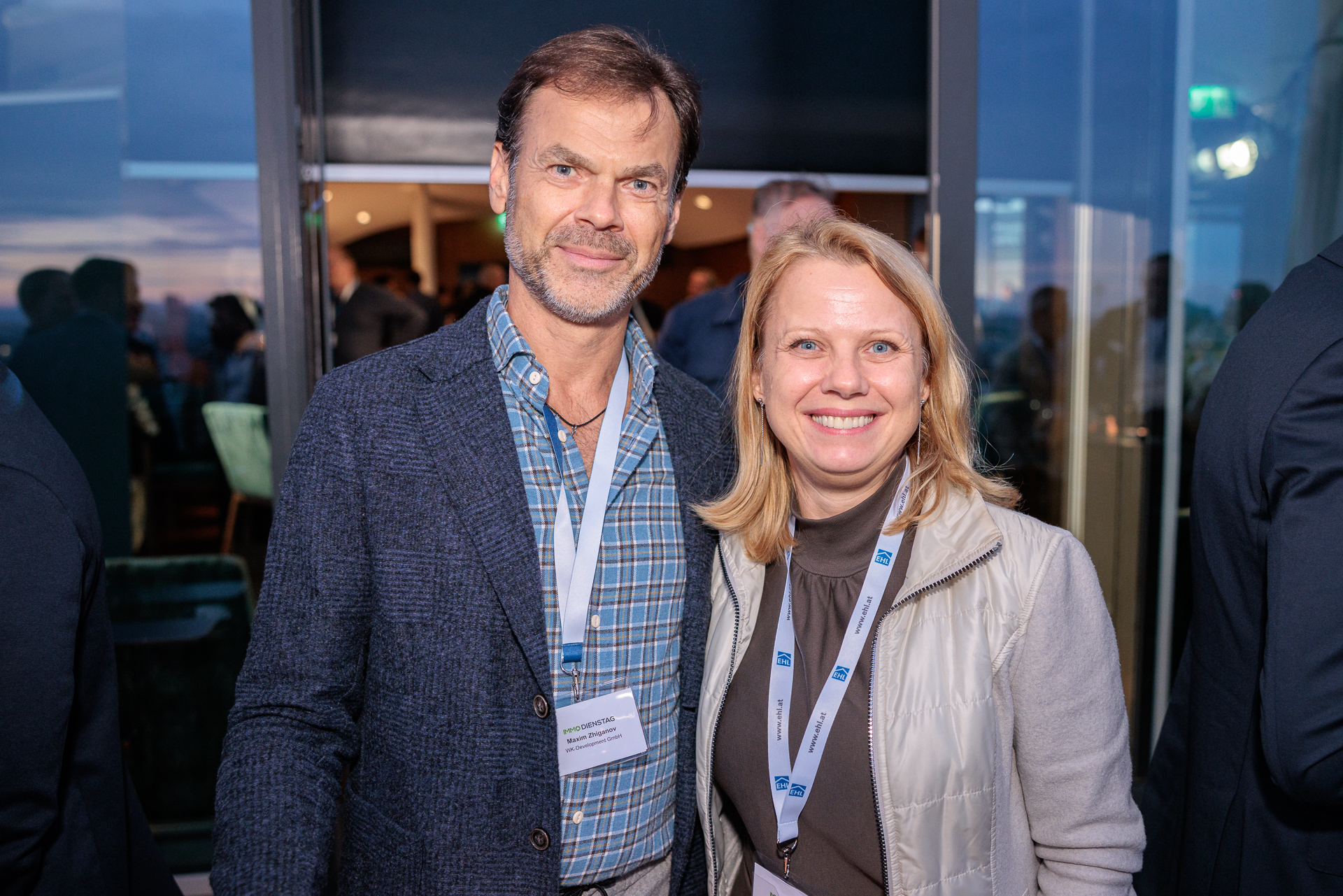 Maxim Zhiganov (WK-Development), Ingrid Neugebauer (EHL Wohnen)