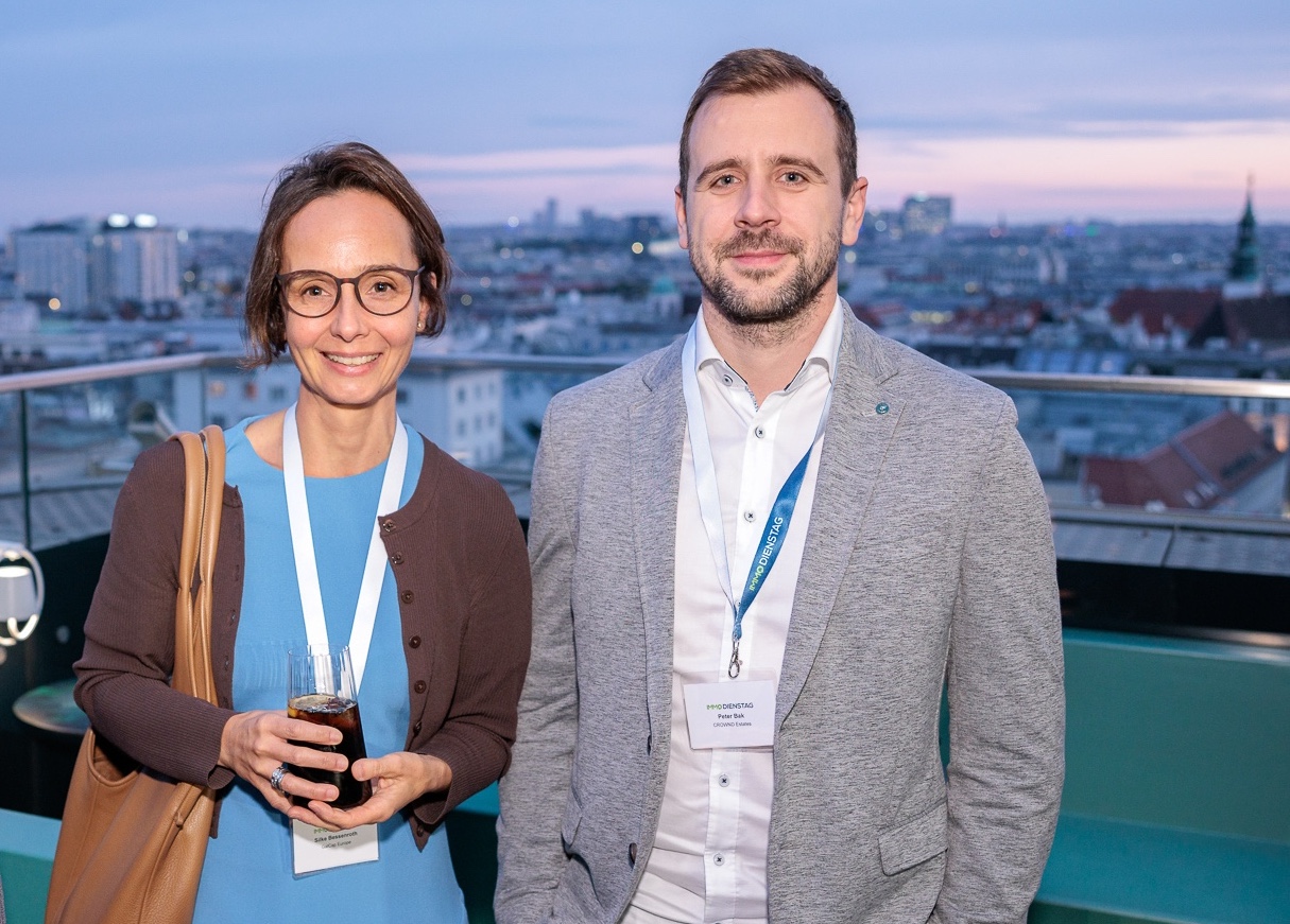 Silke Bessenroth (GalCap Europe), Peter Bak (CROWND Estates)