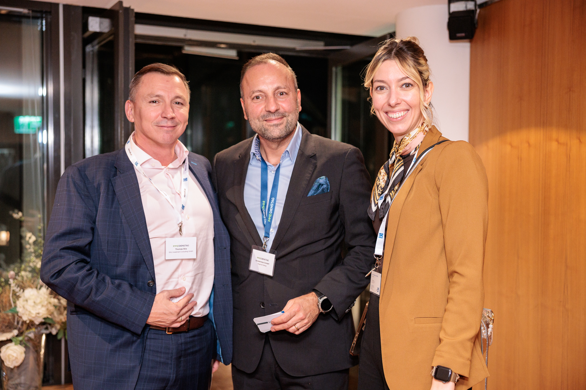 Thomas Stix (EHL Investment Consulting), Gholamreza Gomari (Regoma Holding), Karina Schunker (EHL Wohnen)