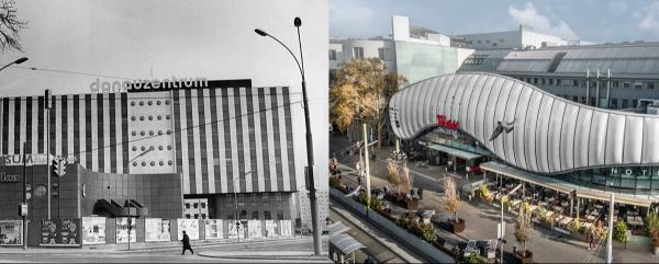 Westfield Donau Zentrum vor 50 Jahren und heute