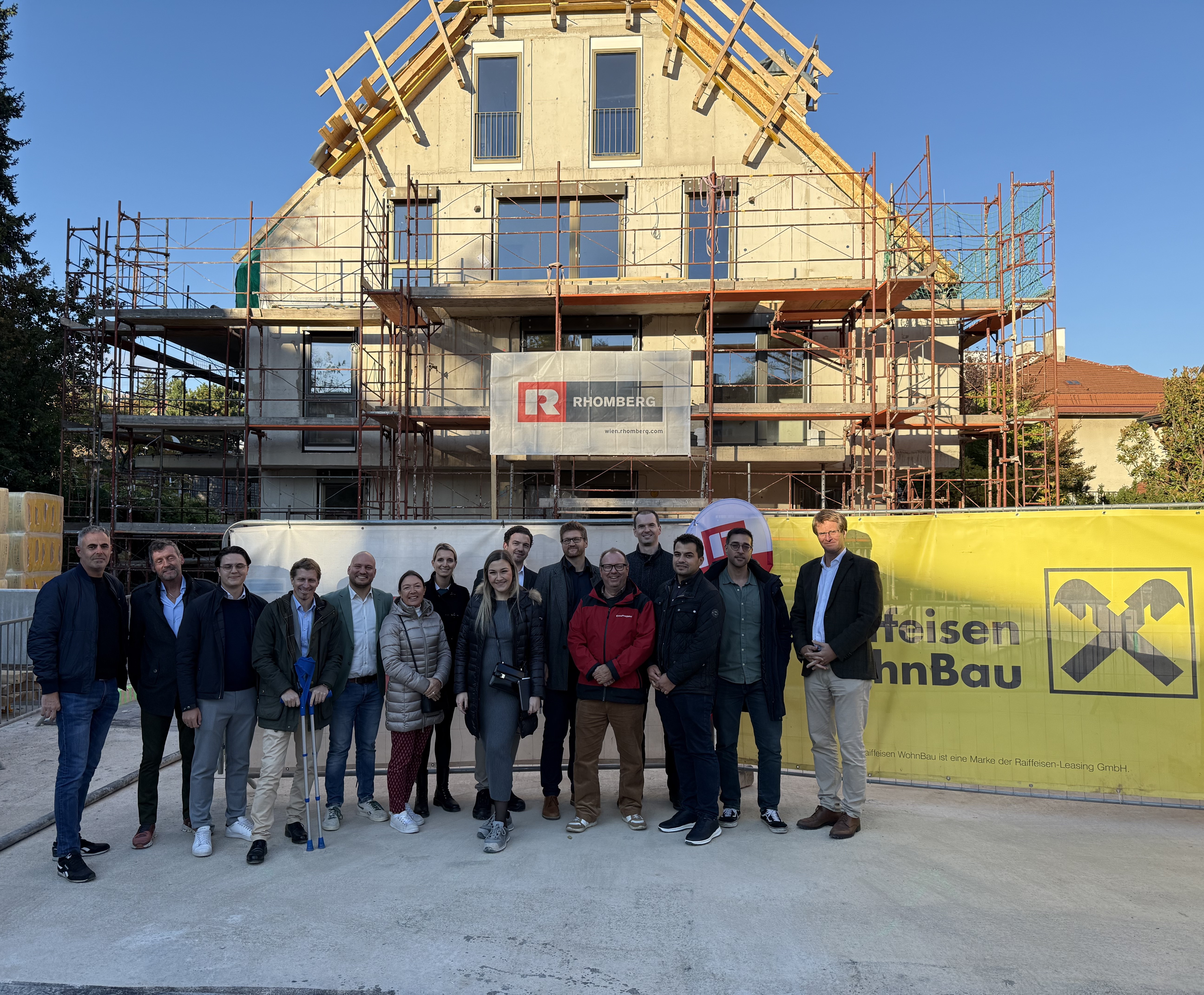 Gleichenfeier in der Gallitzinstraße