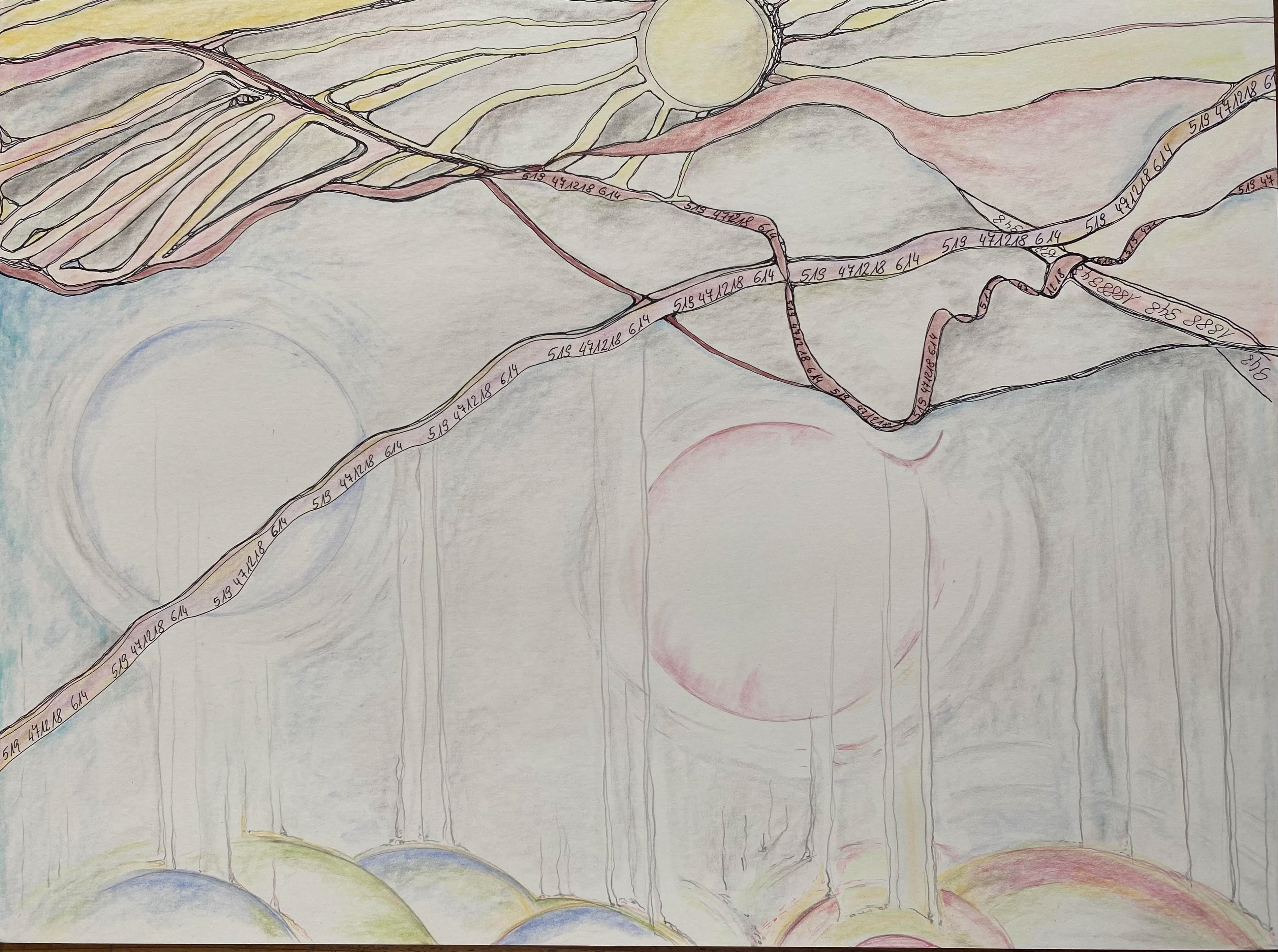 Abstraktes Bild für das Thema des Monats November