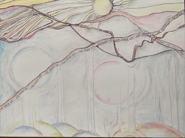 Abstraktes Bild für das Thema des Monats November