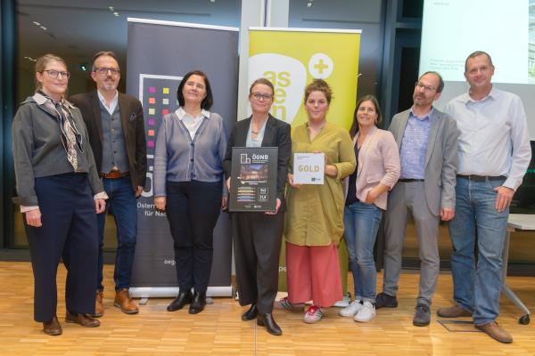 Das tz3 der Wirtschaftsagentur Wien wurde für die Erfüllung der ÖGNB-Qualitätskriterien mit Gold ausgezeichnet.