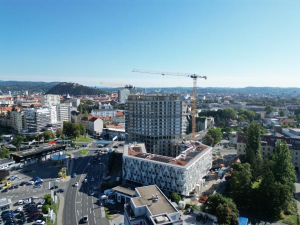 Der Level KS1 Tower an der Kärntner Straße