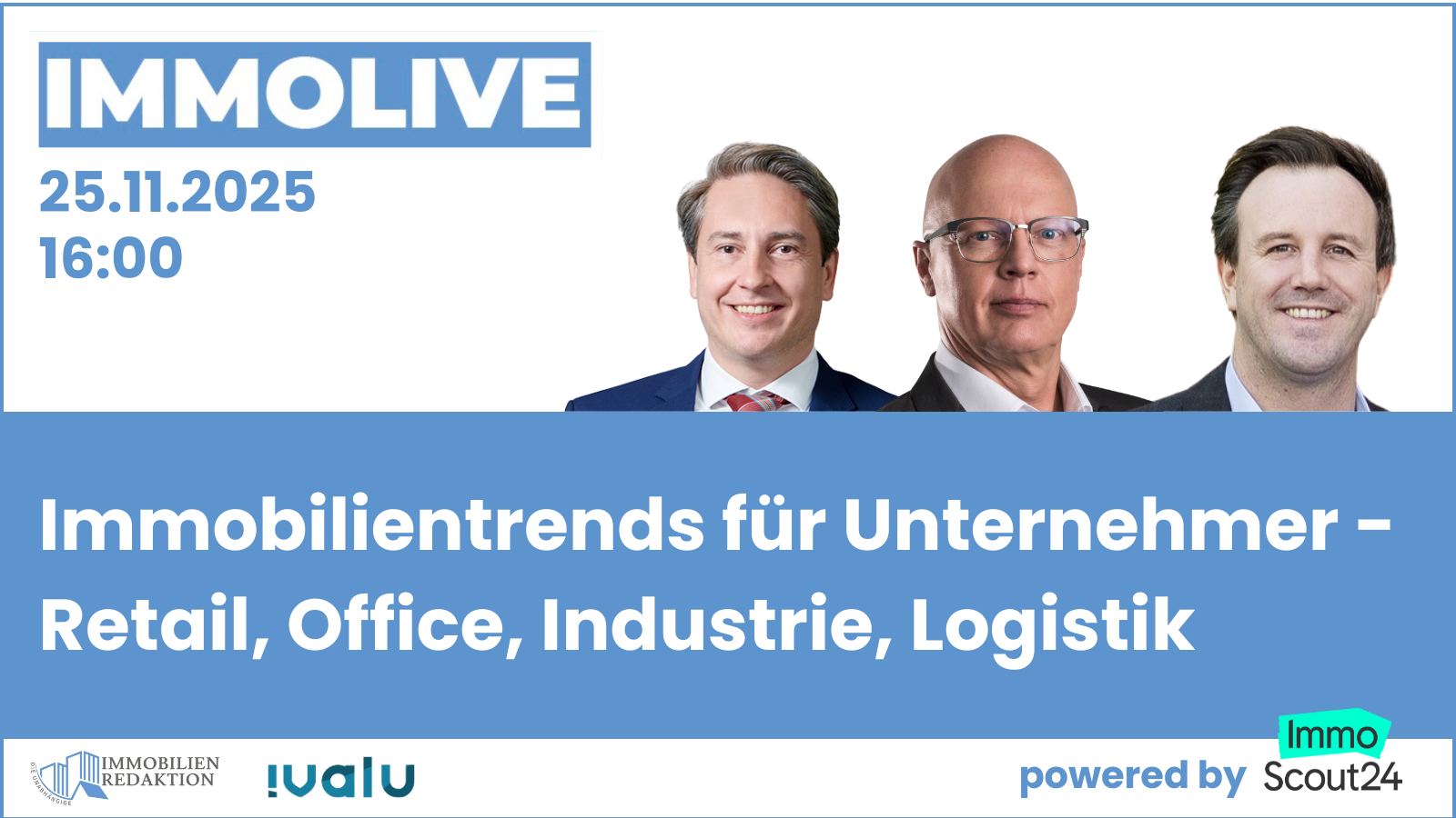 Immobilientrends für Unternehmer - Retail, Office, Industrie, Logistik