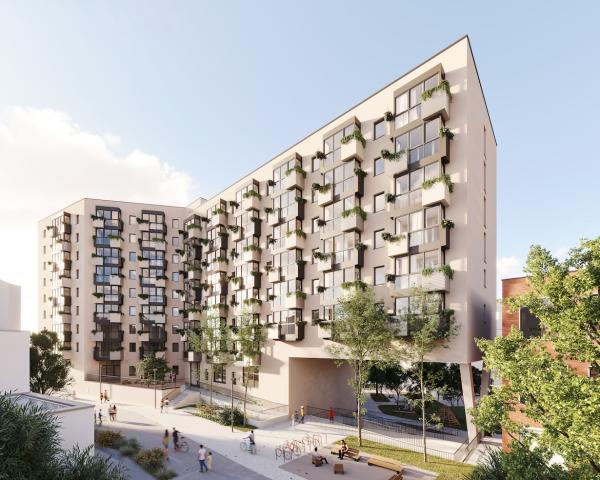 Visualisierung des Projektes GoodMuth von der GEWOG