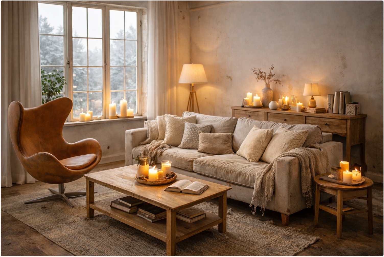Bild einer Wohnung im shabby-Look