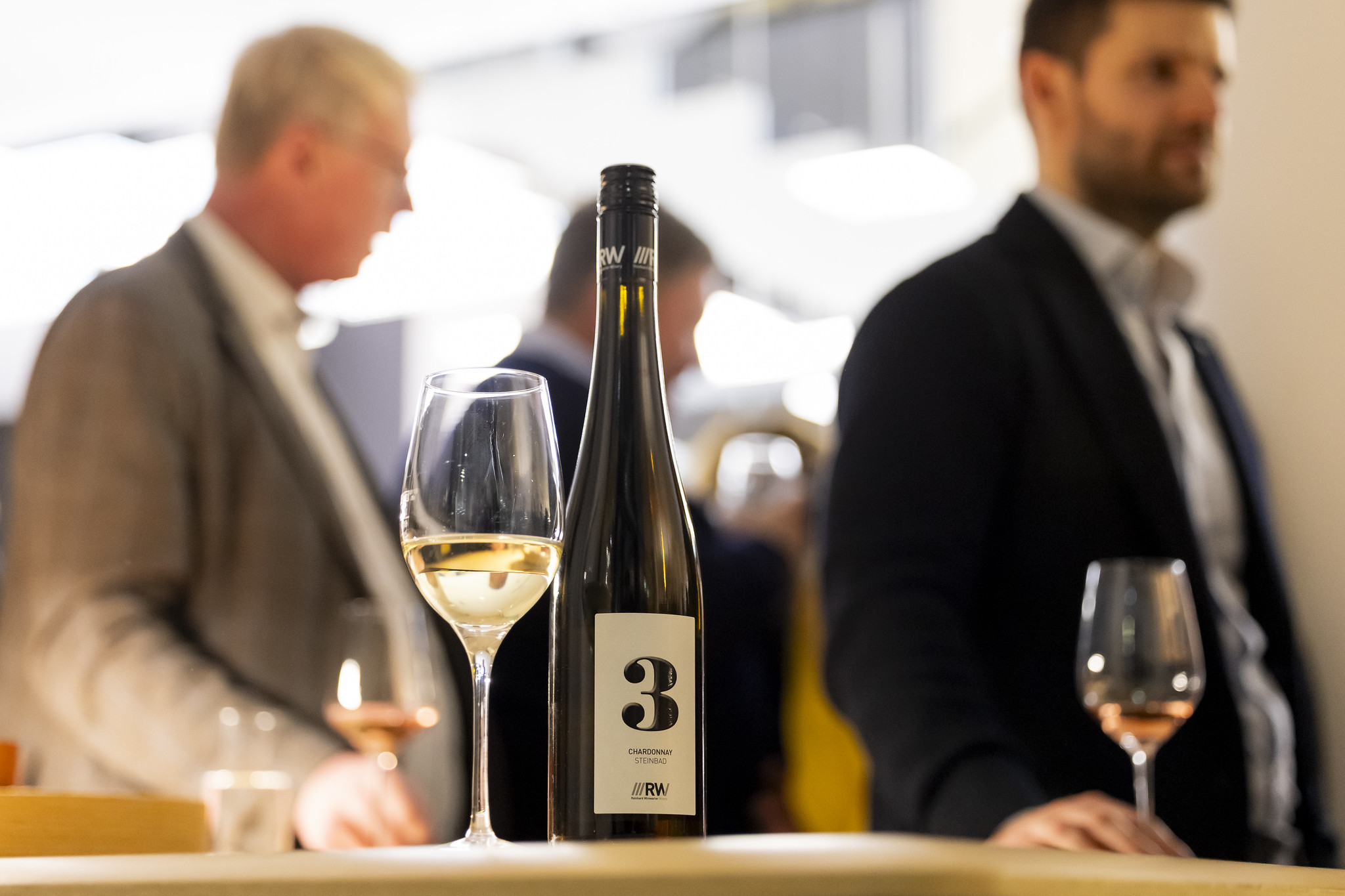 Weinflaschen beim DBH