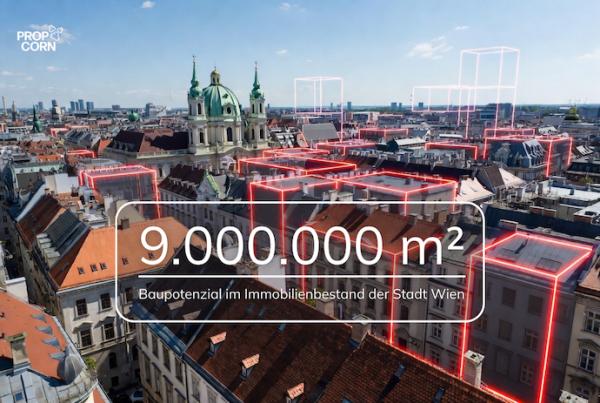 Stadt Wien sitzt auf mehr als 9 Millionen m² ungenutztem Baupotenzial = 180.000 neue Wohnungen!