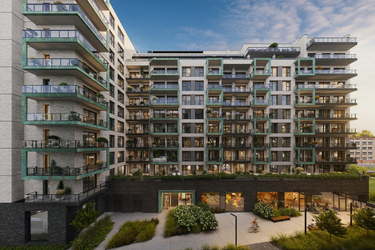 Rendering des Wohnprojektes der Warimpex