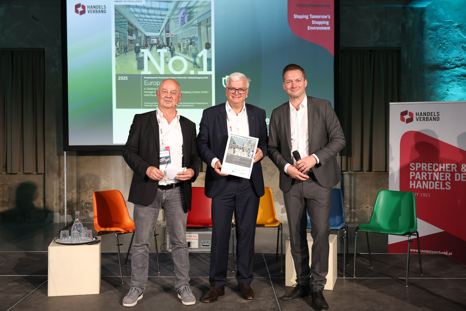 Der Sieger des SCPROE2025 in der Kategorie Mallcenter: Europark Salzburg