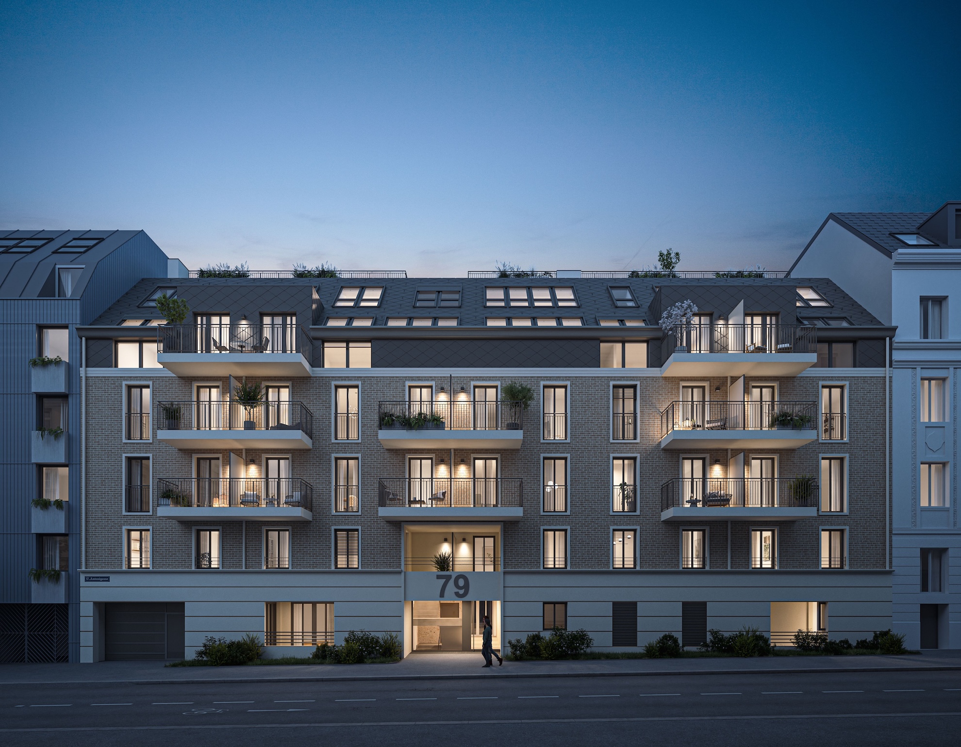 Rendering des Projektes bei der dachgleich