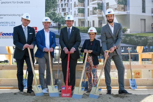 St. Pöltens Wohn-Leitprojekt Quartier Mitte wächst: