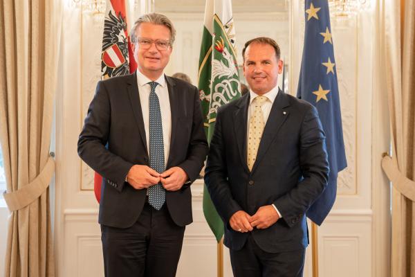 Feierliche Angelobung von ZTK-Präsident Gustav Spener