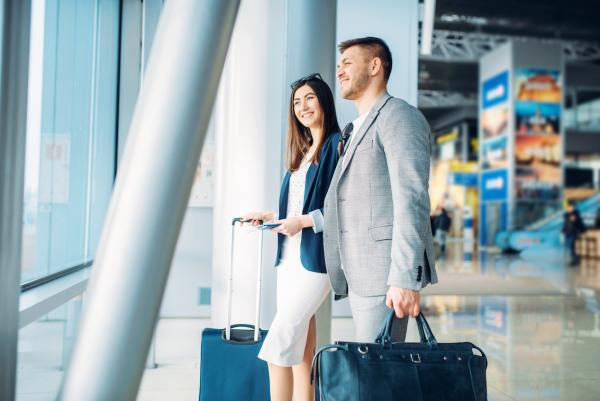 Business Leute am Flughafen