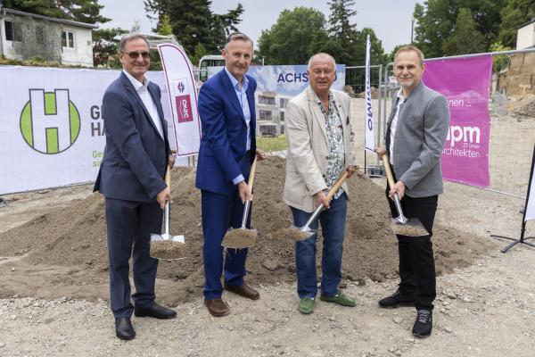 Spatenstich für 17 Wohnungen im Herzen von Mödling