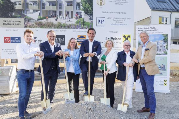 Start für neues RVW-Wohnprojekt in Wien Donaustadt/Am Langen Felde 24