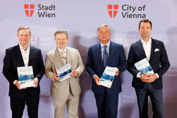 Bürgermeister Ludwig und WK Wien-Präsident Ruck stellen neuen Vienna Green Economy Report vor