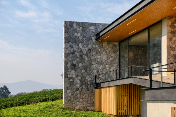 modern luxury building with wood and rock on plant 2023 11 27 04 54 56 utc